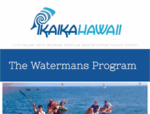 Tablet Screenshot of ikaikahawaii.com